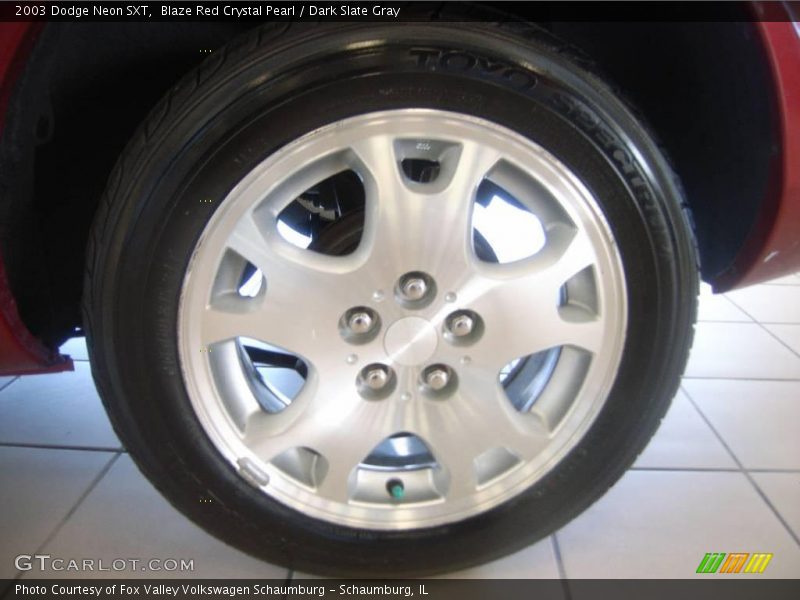 Blaze Red Crystal Pearl / Dark Slate Gray 2003 Dodge Neon SXT