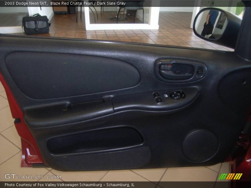 Blaze Red Crystal Pearl / Dark Slate Gray 2003 Dodge Neon SXT
