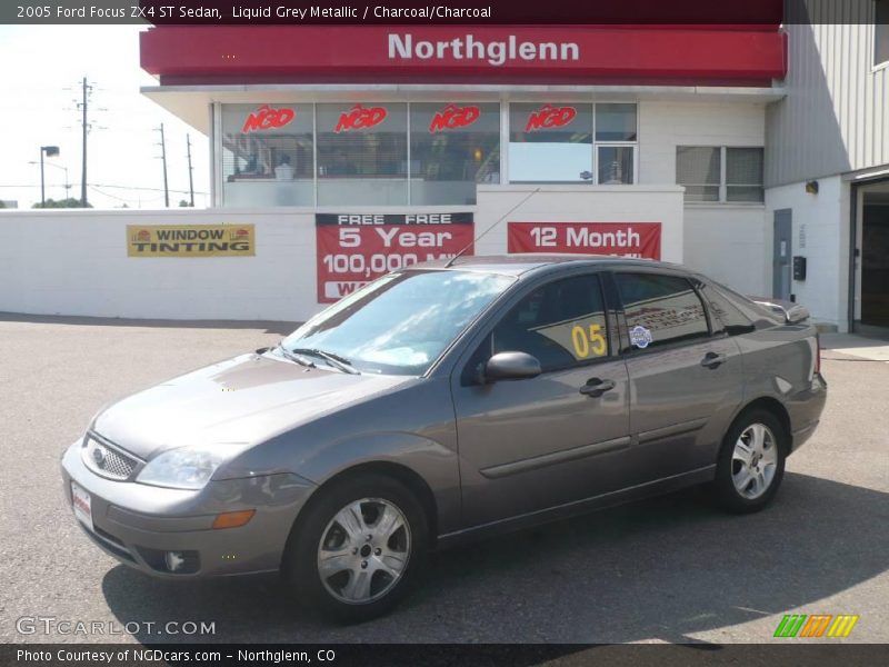 Liquid Grey Metallic / Charcoal/Charcoal 2005 Ford Focus ZX4 ST Sedan