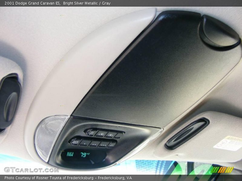 Bright Silver Metallic / Gray 2001 Dodge Grand Caravan ES
