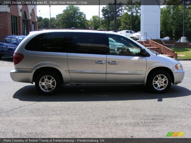 Bright Silver Metallic / Gray 2001 Dodge Grand Caravan ES