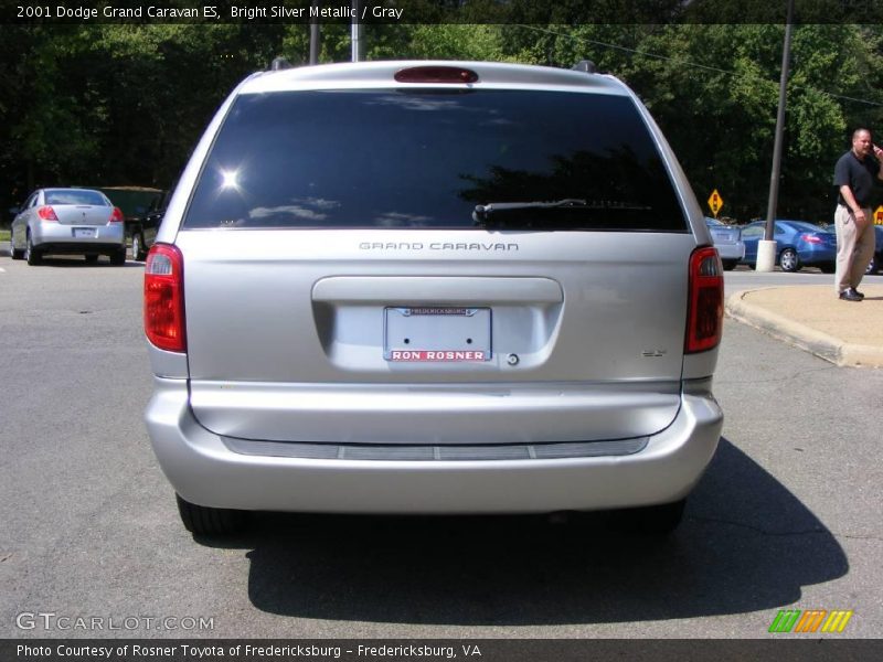 Bright Silver Metallic / Gray 2001 Dodge Grand Caravan ES