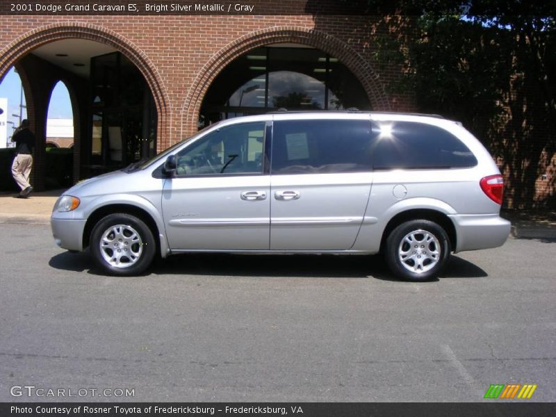Bright Silver Metallic / Gray 2001 Dodge Grand Caravan ES