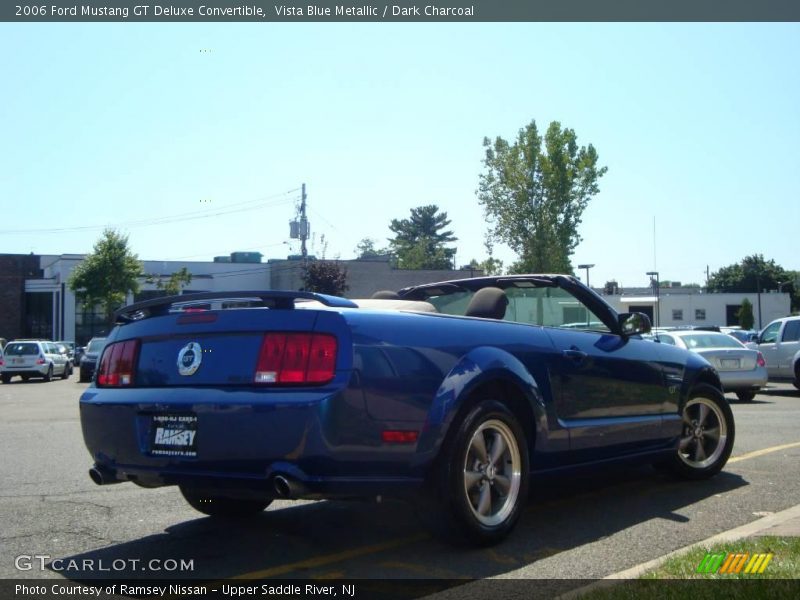 Vista Blue Metallic / Dark Charcoal 2006 Ford Mustang GT Deluxe Convertible