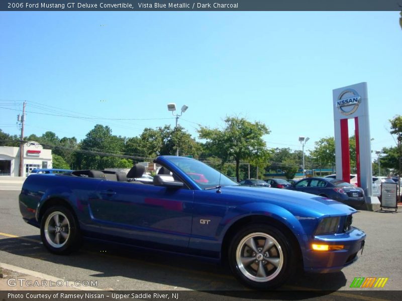Vista Blue Metallic / Dark Charcoal 2006 Ford Mustang GT Deluxe Convertible