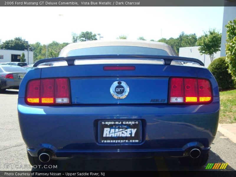 Vista Blue Metallic / Dark Charcoal 2006 Ford Mustang GT Deluxe Convertible