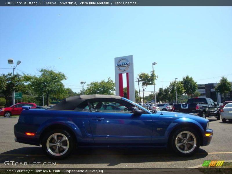 Vista Blue Metallic / Dark Charcoal 2006 Ford Mustang GT Deluxe Convertible