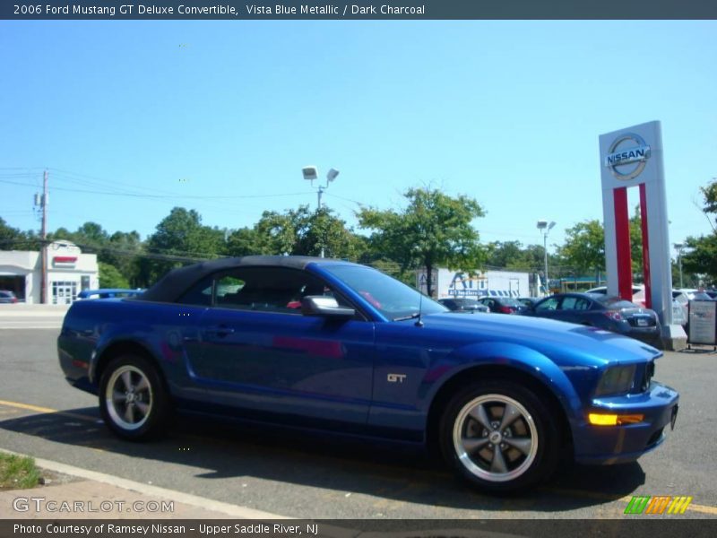 Vista Blue Metallic / Dark Charcoal 2006 Ford Mustang GT Deluxe Convertible