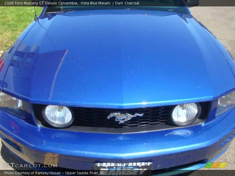 Vista Blue Metallic / Dark Charcoal 2006 Ford Mustang GT Deluxe Convertible