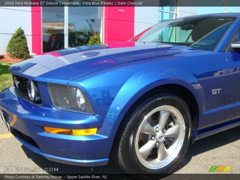 Vista Blue Metallic / Dark Charcoal 2006 Ford Mustang GT Deluxe Convertible