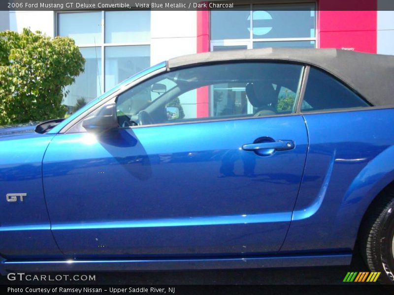 Vista Blue Metallic / Dark Charcoal 2006 Ford Mustang GT Deluxe Convertible