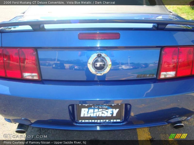 Vista Blue Metallic / Dark Charcoal 2006 Ford Mustang GT Deluxe Convertible