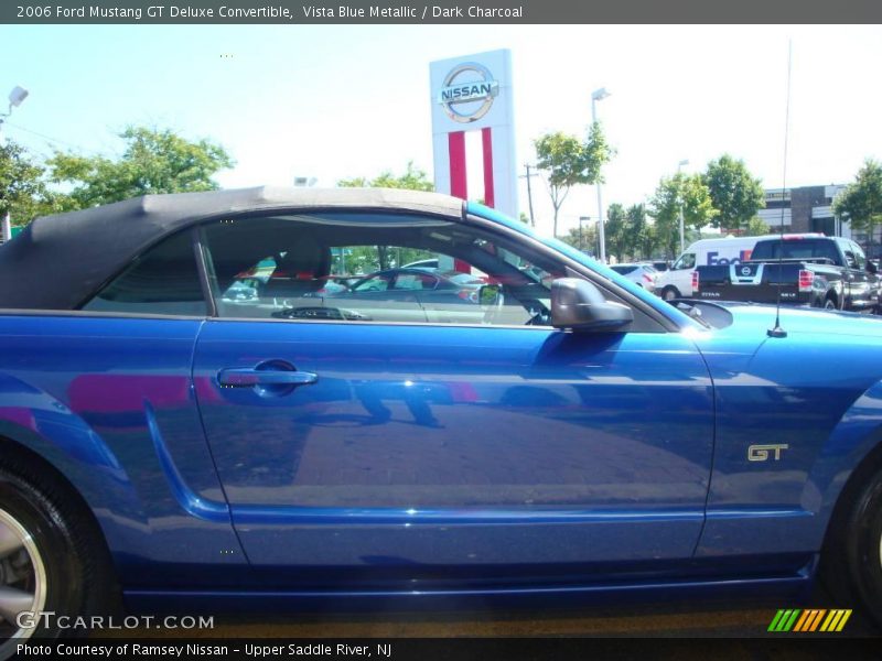 Vista Blue Metallic / Dark Charcoal 2006 Ford Mustang GT Deluxe Convertible