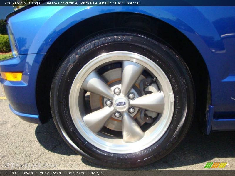 Vista Blue Metallic / Dark Charcoal 2006 Ford Mustang GT Deluxe Convertible