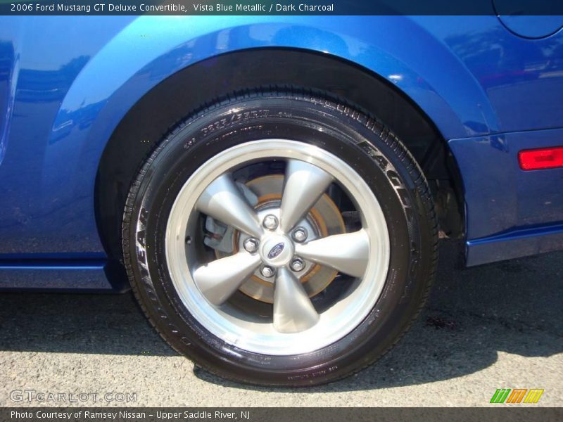 Vista Blue Metallic / Dark Charcoal 2006 Ford Mustang GT Deluxe Convertible