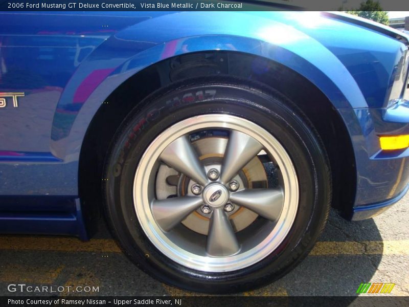 Vista Blue Metallic / Dark Charcoal 2006 Ford Mustang GT Deluxe Convertible