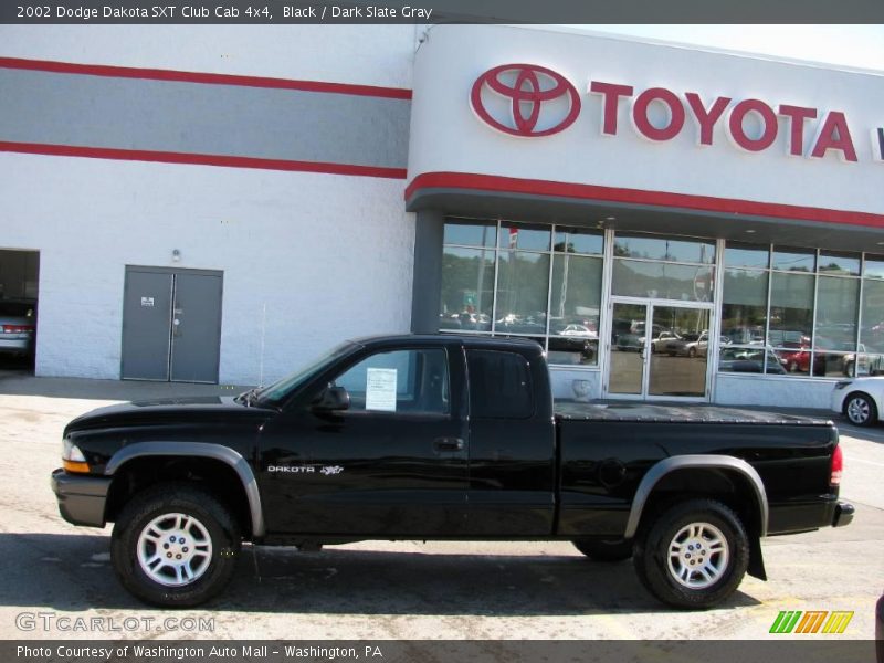Black / Dark Slate Gray 2002 Dodge Dakota SXT Club Cab 4x4