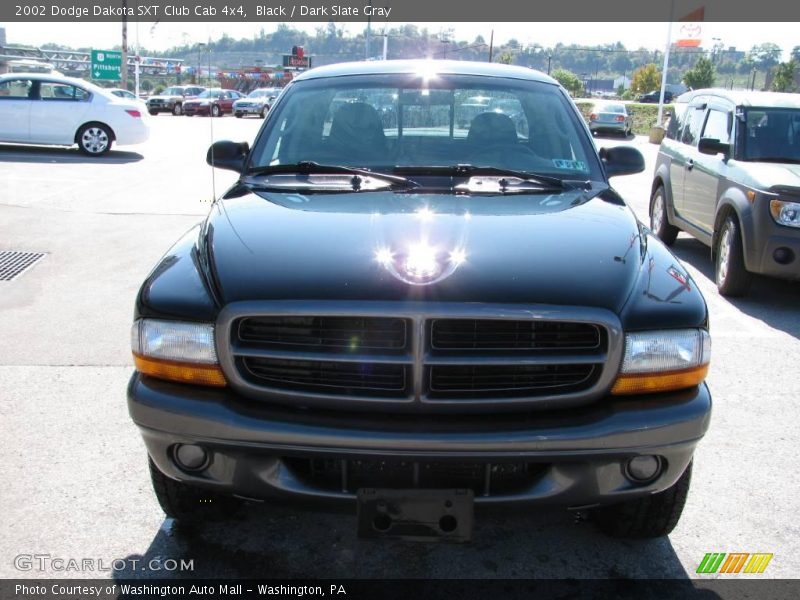 Black / Dark Slate Gray 2002 Dodge Dakota SXT Club Cab 4x4