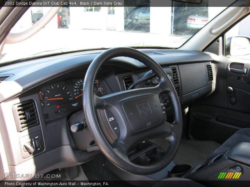 Black / Dark Slate Gray 2002 Dodge Dakota SXT Club Cab 4x4