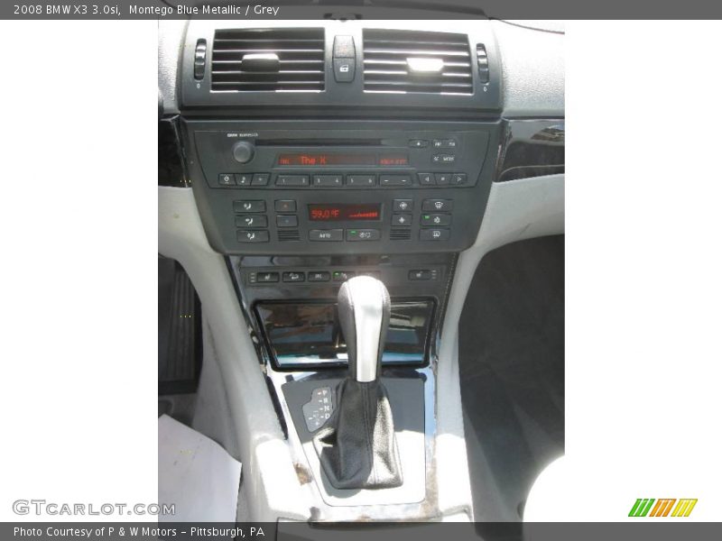 Montego Blue Metallic / Grey 2008 BMW X3 3.0si