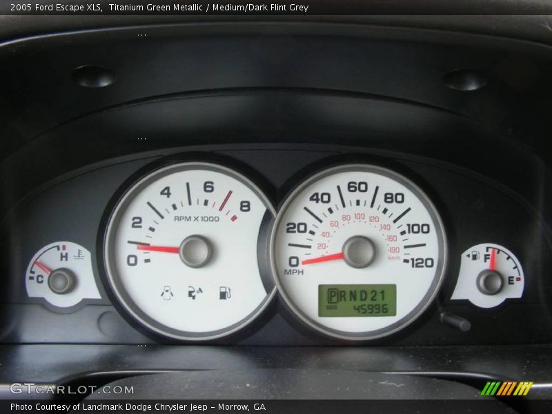 Titanium Green Metallic / Medium/Dark Flint Grey 2005 Ford Escape XLS