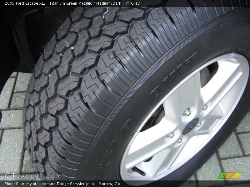 Titanium Green Metallic / Medium/Dark Flint Grey 2005 Ford Escape XLS