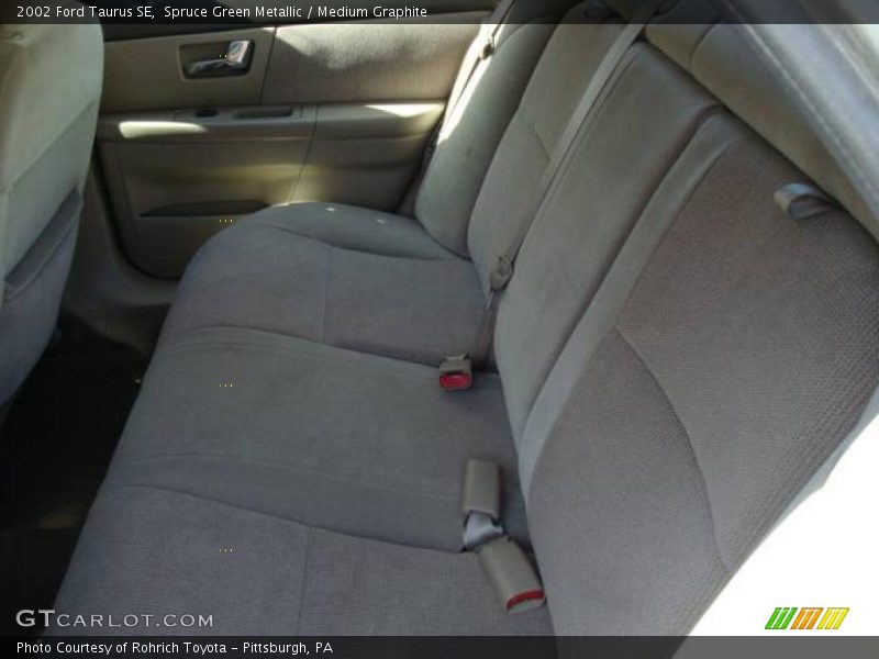 Spruce Green Metallic / Medium Graphite 2002 Ford Taurus SE