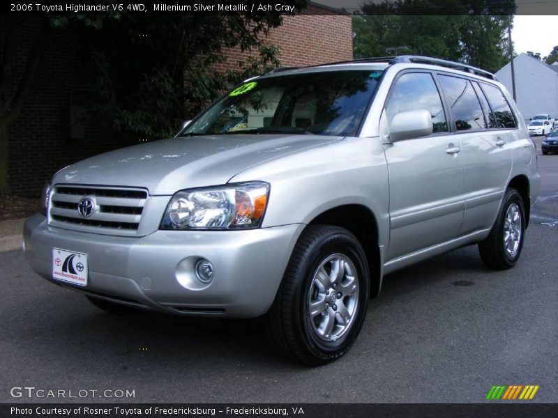 Millenium Silver Metallic / Ash Gray 2006 Toyota Highlander V6 4WD