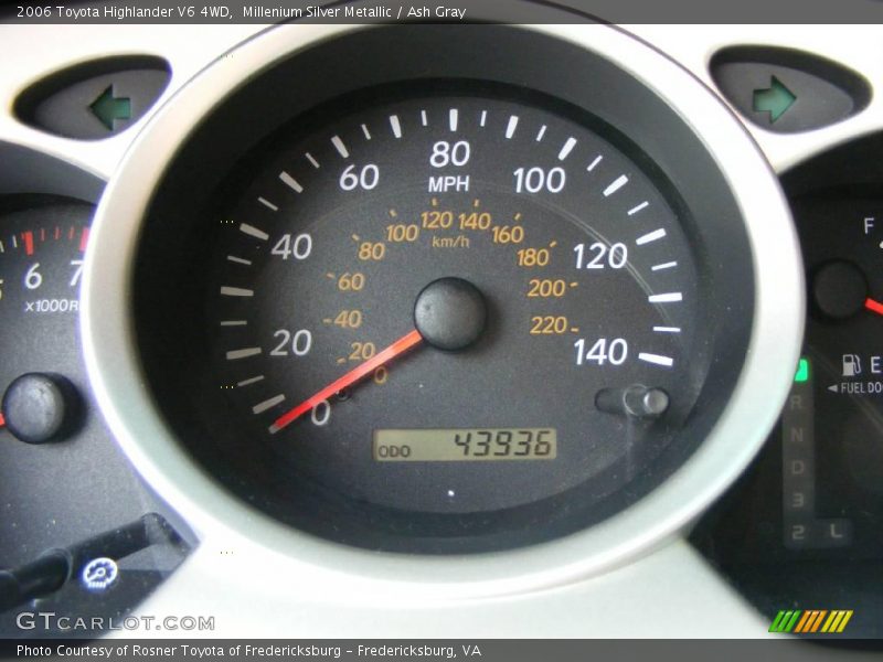 Millenium Silver Metallic / Ash Gray 2006 Toyota Highlander V6 4WD