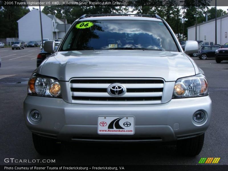 Millenium Silver Metallic / Ash Gray 2006 Toyota Highlander V6 4WD