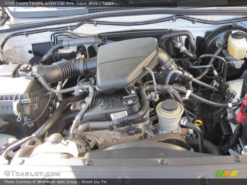 Super White / Taupe 2006 Toyota Tacoma Access Cab 4x4