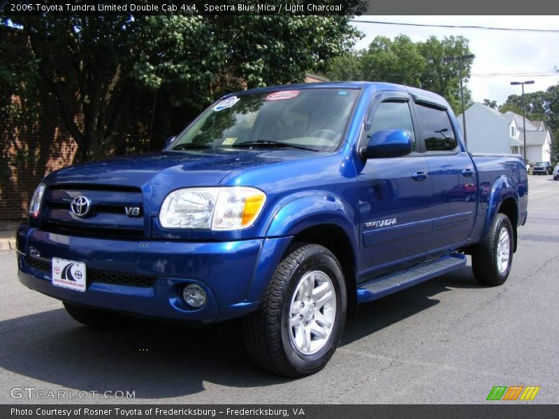 Spectra Blue Mica / Light Charcoal 2006 Toyota Tundra Limited Double Cab 4x4