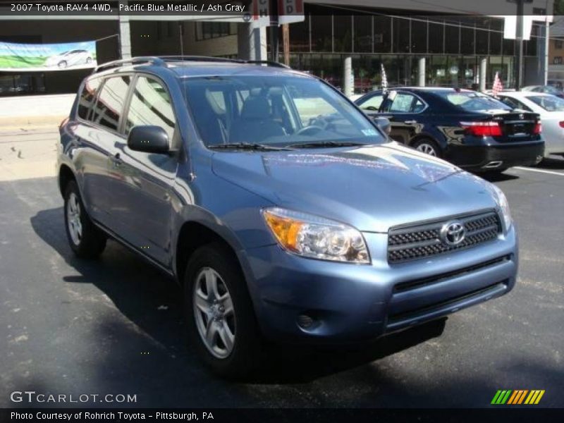 Pacific Blue Metallic / Ash Gray 2007 Toyota RAV4 4WD
