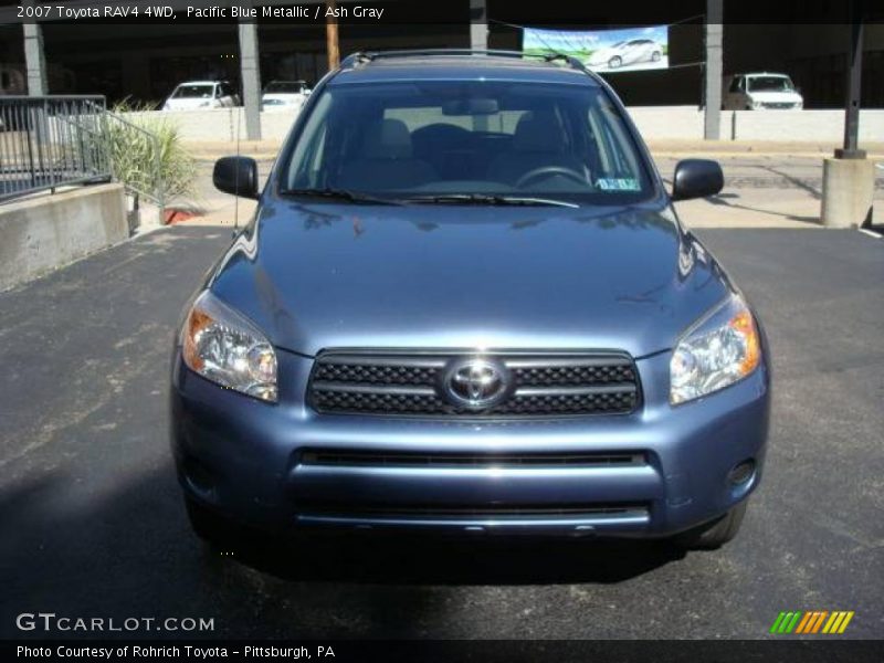 Pacific Blue Metallic / Ash Gray 2007 Toyota RAV4 4WD