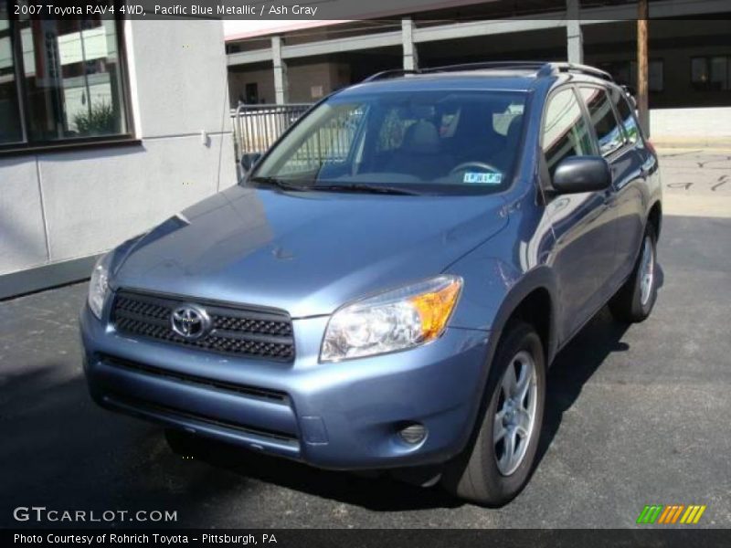 Pacific Blue Metallic / Ash Gray 2007 Toyota RAV4 4WD