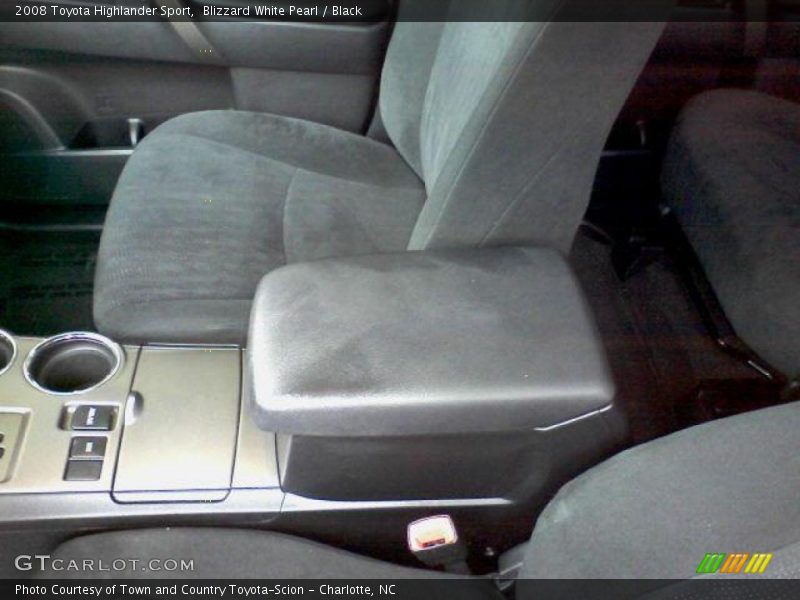 Blizzard White Pearl / Black 2008 Toyota Highlander Sport