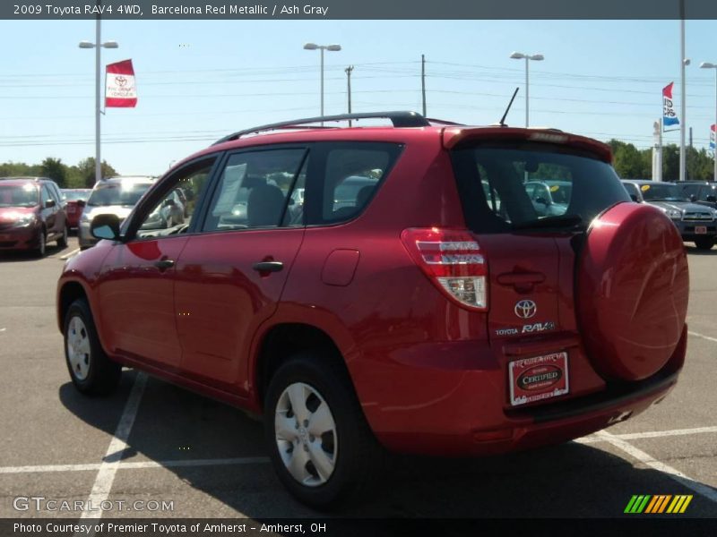 Barcelona Red Metallic / Ash Gray 2009 Toyota RAV4 4WD