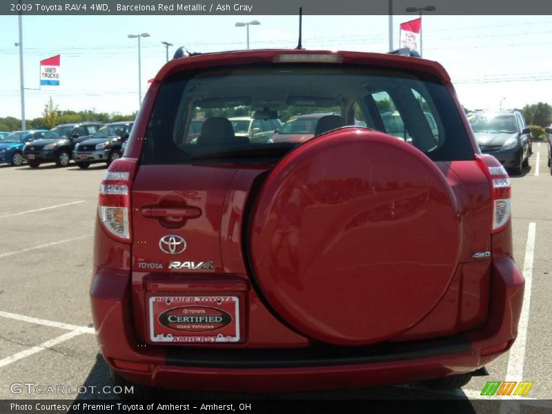 Barcelona Red Metallic / Ash Gray 2009 Toyota RAV4 4WD