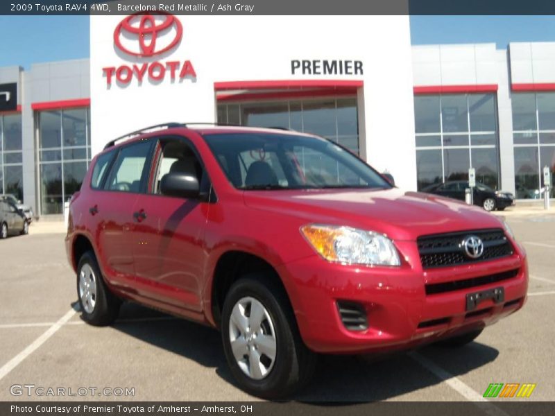 Barcelona Red Metallic / Ash Gray 2009 Toyota RAV4 4WD