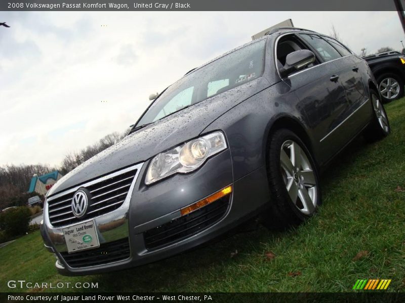 United Gray / Black 2008 Volkswagen Passat Komfort Wagon