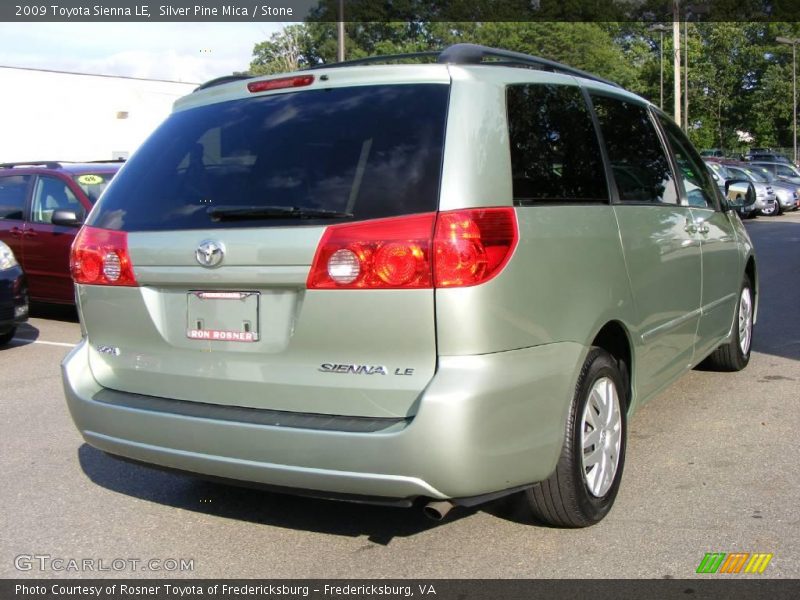 Silver Pine Mica / Stone 2009 Toyota Sienna LE