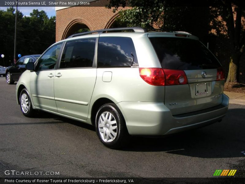 Silver Pine Mica / Stone 2009 Toyota Sienna LE