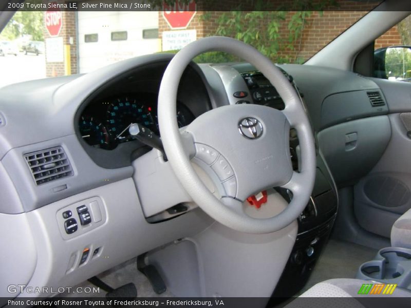 Silver Pine Mica / Stone 2009 Toyota Sienna LE