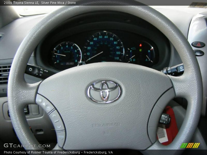 Silver Pine Mica / Stone 2009 Toyota Sienna LE