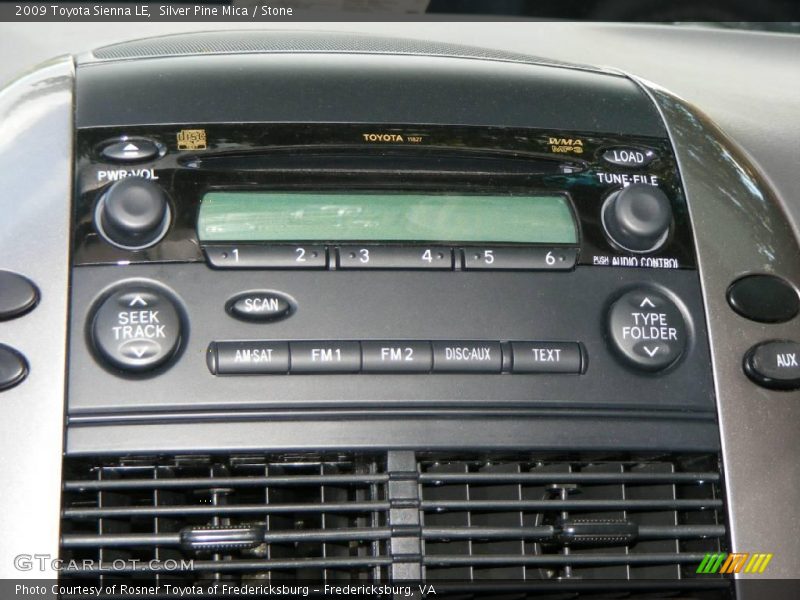 Silver Pine Mica / Stone 2009 Toyota Sienna LE