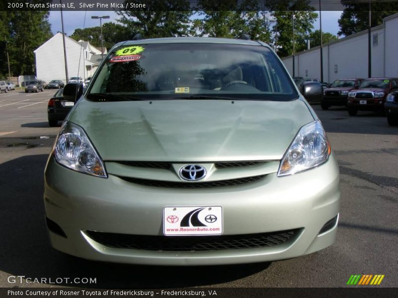 Silver Pine Mica / Stone 2009 Toyota Sienna LE