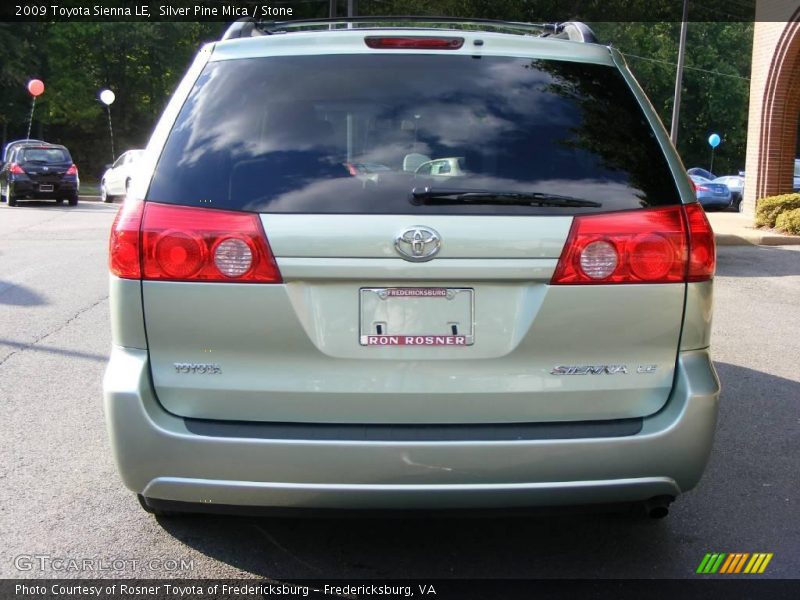 Silver Pine Mica / Stone 2009 Toyota Sienna LE