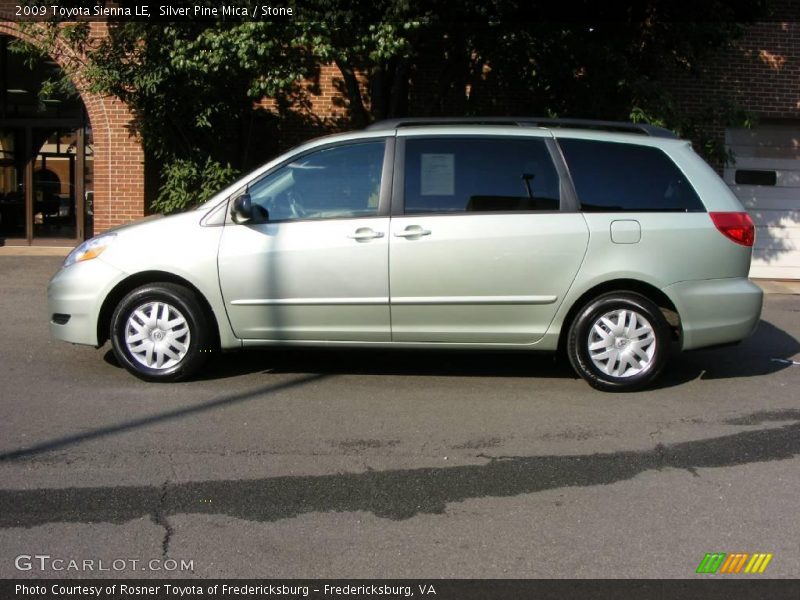 Silver Pine Mica / Stone 2009 Toyota Sienna LE
