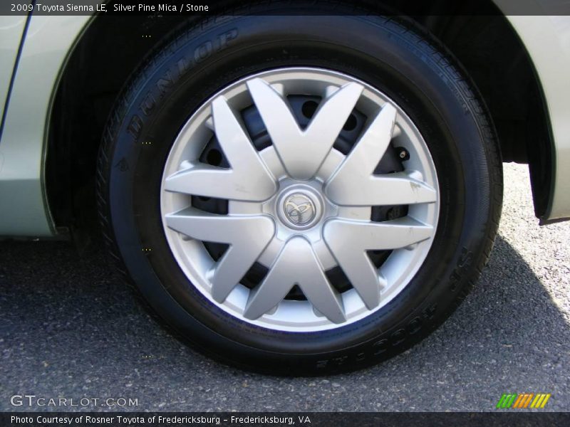 Silver Pine Mica / Stone 2009 Toyota Sienna LE