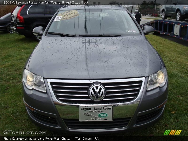 United Gray / Black 2008 Volkswagen Passat Komfort Wagon
